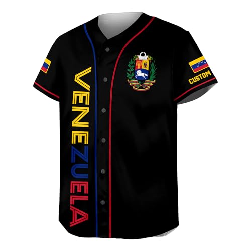 Jersey de béisbol personalizado Venezuela - Jersey de fútbol para hombre miniatura 5