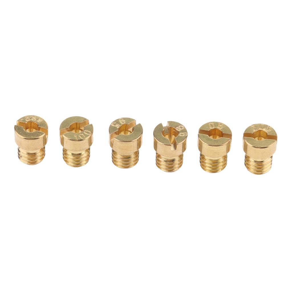 VELURA M5 Thread Motorcycle Main Jet Kit Carburetor 90-102 6 Size Injector Nozzle|6 Pieces Carburettor Main Jet| Fuel Injectors & Main Jets| Motorcycle Parts | Parts & Accessories Motors-image-3