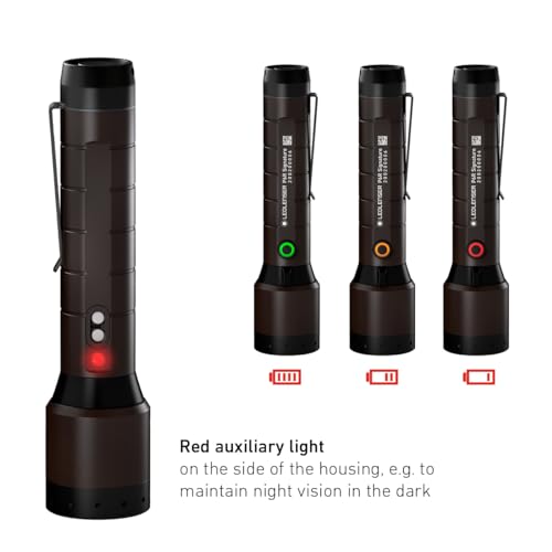 Ledlenser P6R Signature | 2020 | LED Rechargeable Torch, Super Bright 1400 Lumens, Up to 60h Battery, 240m Beam, SOS, Strobe, IP68 Waterproof Ideal for Hiking, Trekking, Camping Equipment, Dog Walking