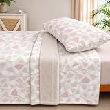 Sábanas Coralina 90, Ropa de Cama Térmica con Tacto Extrasuave y Transpirable (Kemi Tierra)