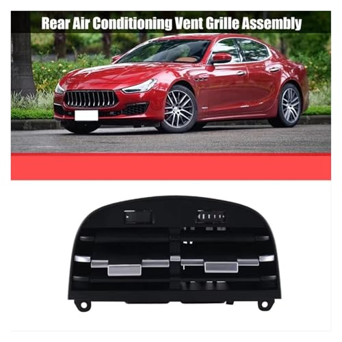 Rejilla ventilación Maserati Ghibli (2014-2020) para panel trasero de aire acondicionado 4