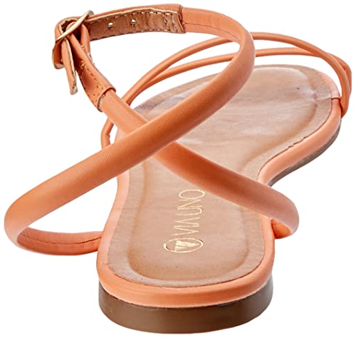 Sandália de solado flat, C/fivela, Via Uno, Feminino, Ceres, 36, 127321SBAVV