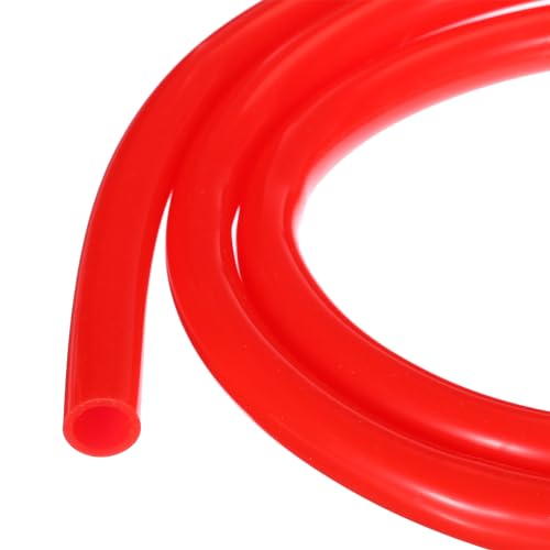 Rebower 10ft 3/8" ID x 1/2" OD Silicone Tubing Red Industrial Plastic Tubing Pure Silicone Hoses for Pump Siphoning Draining Irrigation Brewing