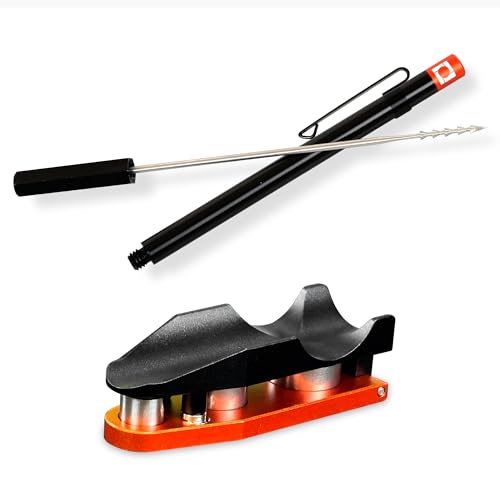 PerfecDraw Precision Cigar Draw Enhancer & Nubber 5”, and PerfecPunch & Stand, Triple-Punch Cigar Cutter & Stand, Works Essentially on All Cigar Sizes