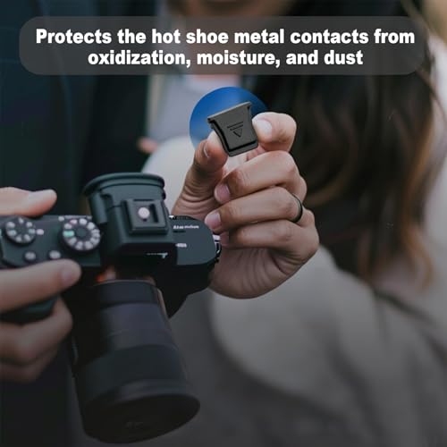 Pack de 2 Protectores de Zapata para Canon EOS Serie R - Protección contra Polvo y Suciedad para R3, R5C, R6 Mark II, R7, R8, R10, R50 - Compatible con Flash Integrado - Sustituye Canon ER-SC2 - imagen 5