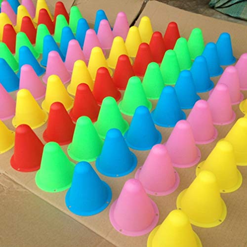 Cones Slalom BesPORTBLE Mini Agilidade Futebol Cones para Treinamento Crianças Patinação Patinação À