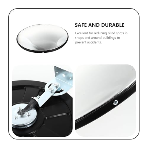Rétroviseur d'angle mort convexe 30 cm Zerodeko miroir de circulation