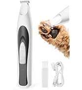 Paw Trimmer Mit LED-Licht - USB-aufladbar & Superleise Für Pfoten, Gesicht & Mehr