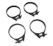 Carburetor Clamp - Set of 4-17255-323-000 - Air Box Side - Fits Honda CB500K CB550