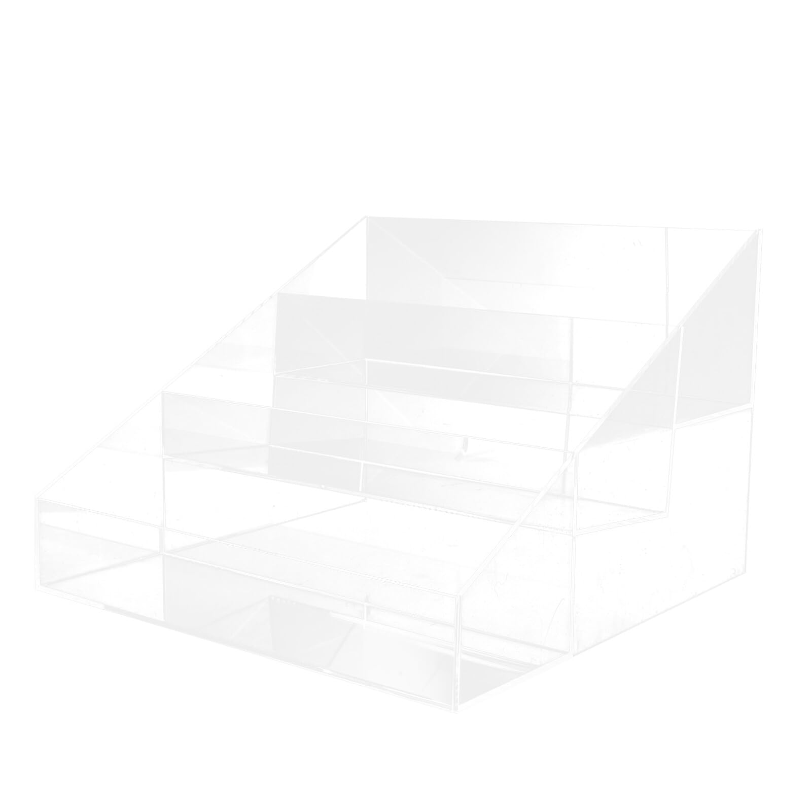 SOIMISS Transparenter 3 stöckiger Trocknerball Organizer aus Acryl Platzsparender Wäscheaufbewahrungsbehälter für Wäscherei mit Schnellem Zugriff und Schutz der Kleidung