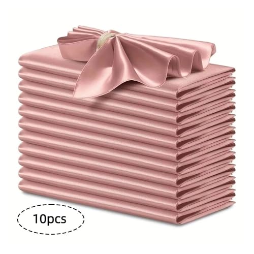 Servilletas de raso multicolor para renovar el estilo de tu comedor de forma económica 6