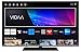 JVC QLED Fernseher 55 Zoll Smart TV VIDAA LT-55VDQ6555-4K UHD Fernseher, HDR TV mit Dolby Vision, Dolby Atmos, 6 Monate HD+ inkl. und integriertem Triple-Tuner, LED TV schwarz