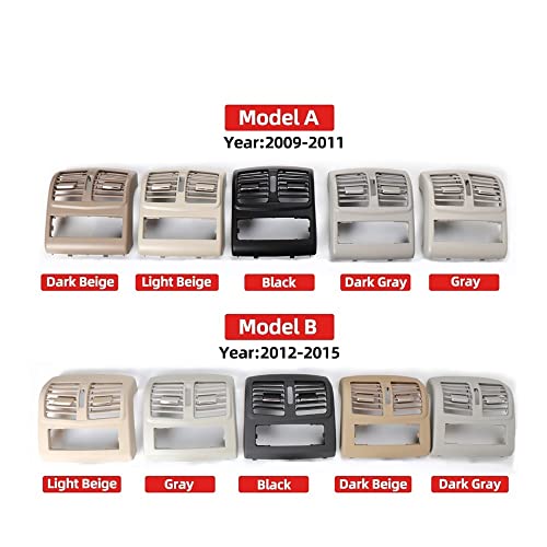 Rejilla ventilación aire acondicionado trasero para Mercedes W212 Clase E E260 E300 E320 E400 4