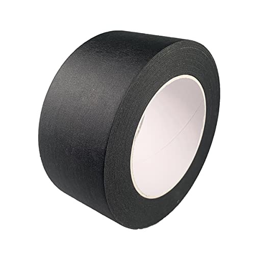 Baijixin Wide Masking Tape, Black Painters Tape For Home, Office, School Stationery, Diy Art, Crafts, Labeling (3 Inch X 55 Yards) #TOP6