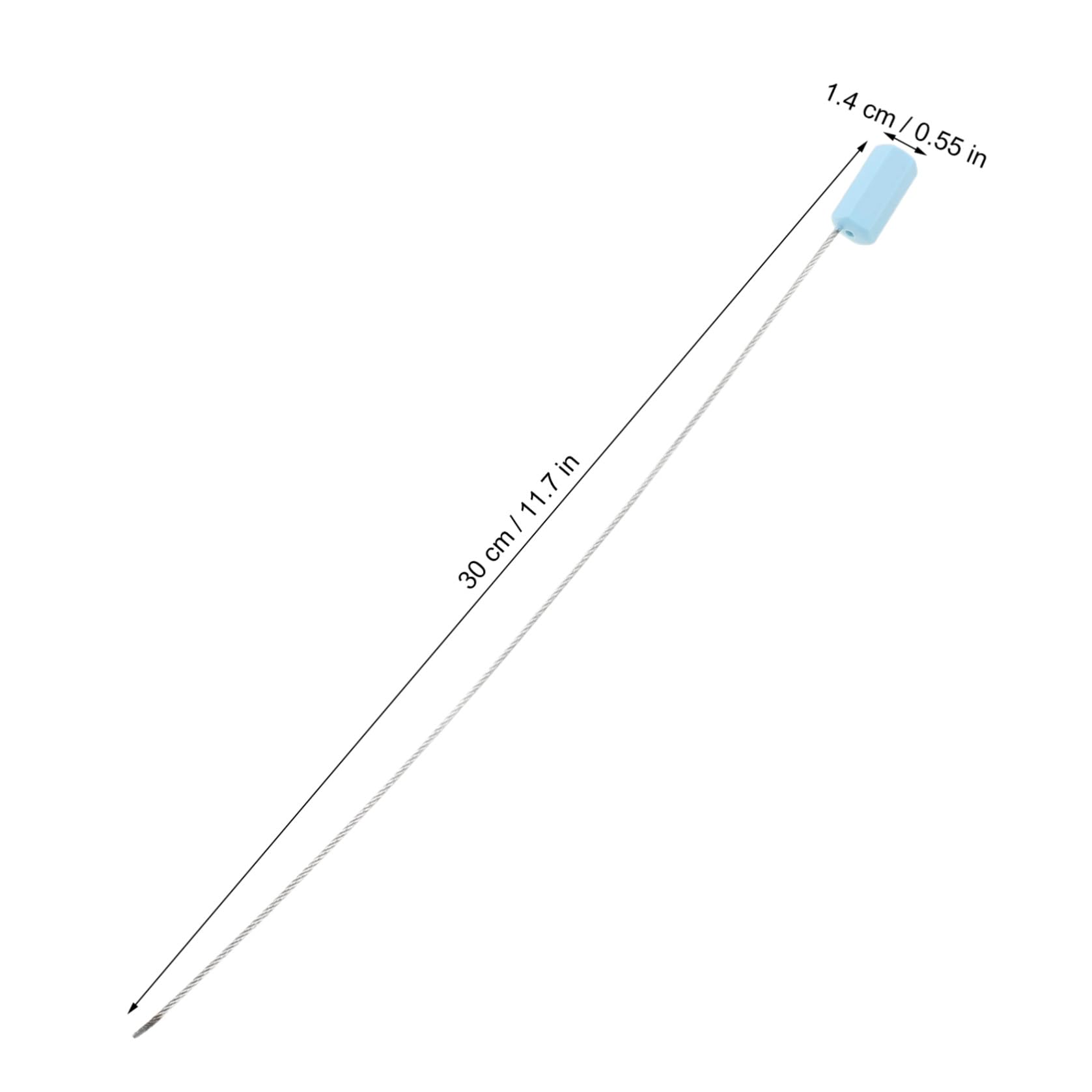 Zerodeko 100 Pezzi Sigillo di Sicurezza per Carichi Cavo Numerato Monouso | Abs e Filo D’acciaio Zincato, Chiusura a Trazione Rapida senza Attrezzi, per Portelloni e Pacchi