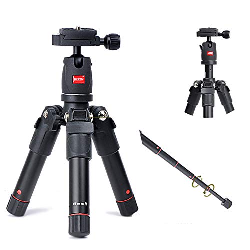 Videokamera Ptz Kohlefaser Stativ Halterung Kamera Telefon Kompatibel Stativ mit 360 Grad Kugelkopf 1/4"Level Instrument Quick Release Board Level