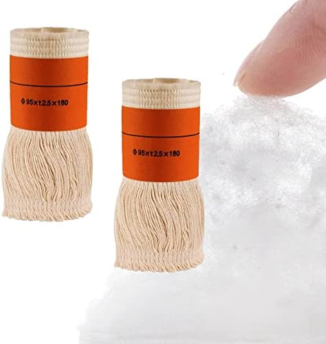 2 pcs Kerosene Cotton Core No Smoke, Kerosene Stove Wicks, no Odor, healthierThe Flame is Bright and Durable for Kerosene Heater, Camping Heaters