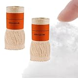 2 pcs Kerosene Cotton Core No Smoke, Kerosene Stove Wicks, no Odor, healthierThe Flame is Bright and