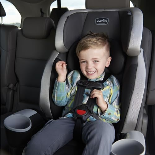 Evenflo Maestro Sport Booster Car Seat | Forward-Facing Booster Converts to Belt-Positioning Booster, 30-100 lbs., 2-10 Years Old (Whitney Purple) - image 7