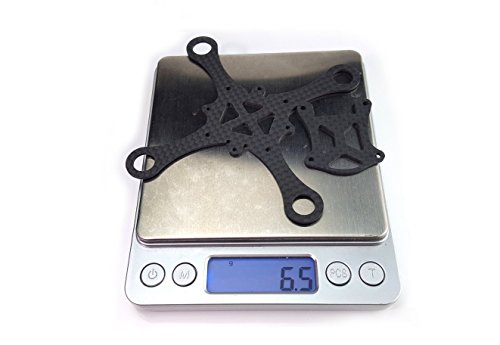 Usmile&reg; Super Lightweight 100mm Micro Brushed Carbon Fiber Quadcopter Frame for Mini Micro FPV Racing Support for 820 8.5 * 20mm Motor