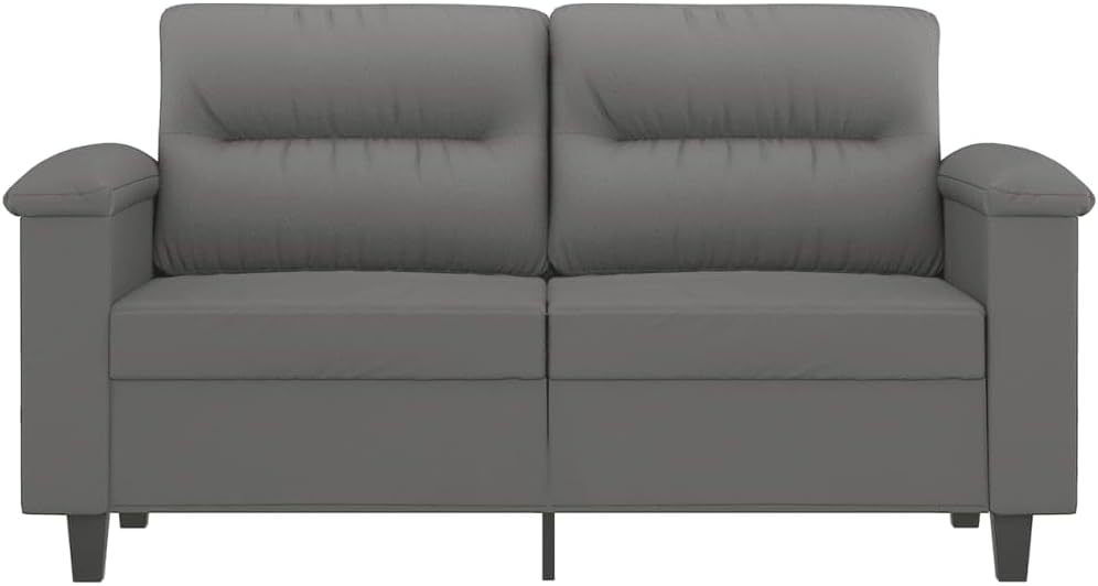 2-Seater Sofa Dark Grey Living Room Furniture