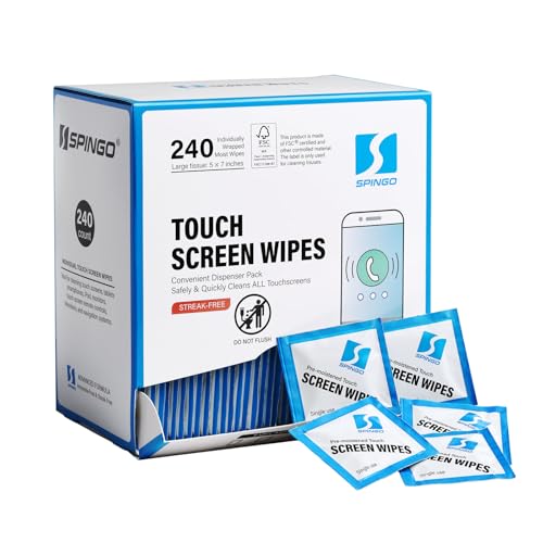 240 Count Screen Wipes Screen Cleaner Wipes for Electronics Touchscreens