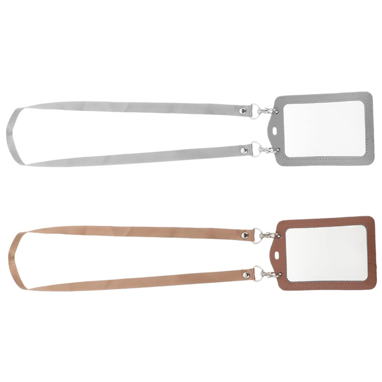 HOMSFOU 3 ensembles Porte-Badge Porte-Nom Porte-Clés Porte-Cartes Transparents Porte-Images De Jeu Protège-Cartes Transparents Petits Porte-Cartes En Polyuréthane 2 pièces * 3