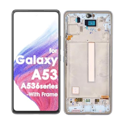 Écran Samsung Galaxy A53 5G A536U tactile OLED bloc complet bleu