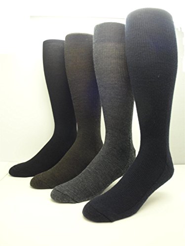 Men's Vagden Merino Wool Knee-High Cushion Sole Socks (2 Pairs)2