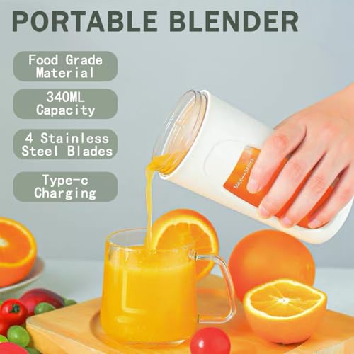 Juicer électrique portable mini-mélangeur rechargeable smoothies - 5