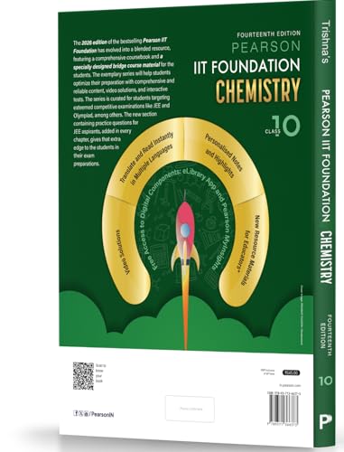 Image of Pearson IIT Foundation' 26 Class 10 Physics Chemistry Mathematics Biology |For JEE, NTSE & Olympiad Exams|JEE Practice Questions |Free acess to Online Assessments, Video Solutions & Interactive Tests