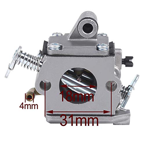 Butom MS170 Carburetor with Air Filter Tune Up Kit for 017 018 MS180 MS180C MS170C Chainsaw C1Q-S57A 1130 120 0603