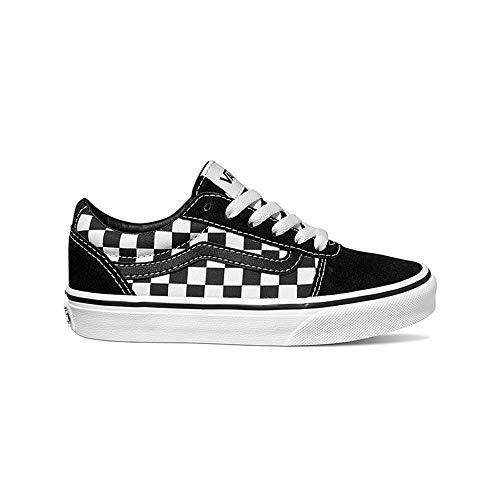 Vans Ward Suede/canvas, Unisex-Kinder Sneakers, Schwarz ((Checker) Black/True White Pvj)