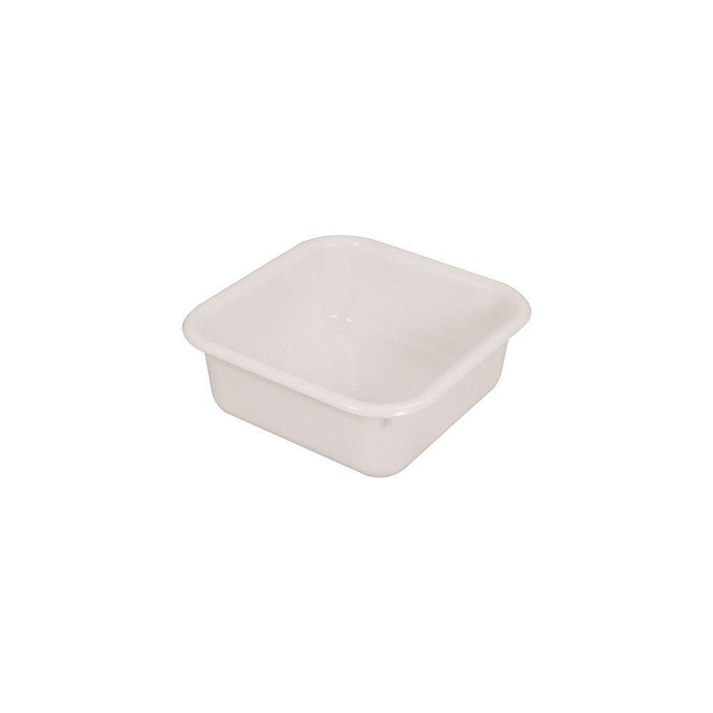 Cuvette carrée - 39 cm - 12 L - blanc