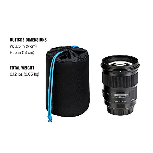 Tenba Camera Lens Pouch Tools Soft Lens Pouch 5X3.5 In. (13X9 Cm) - (636-352) #TOP2