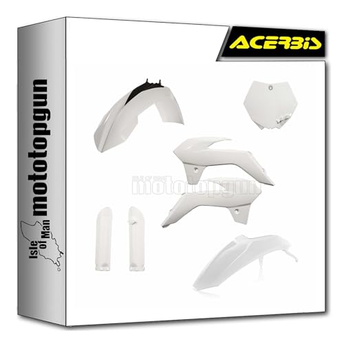 Cache carénage blanc KTM SX 85 plastique de protection Acerbis 0016902.030 2014 2015