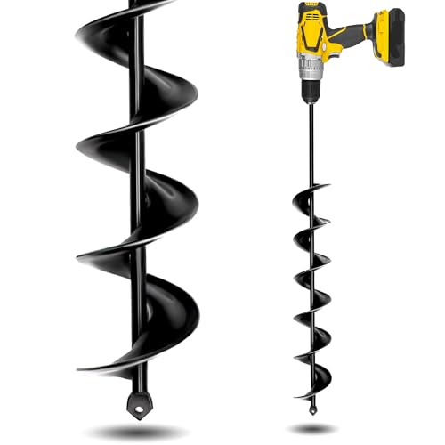 SORANGEUN 3 inch x 24 inch Garden Auger
