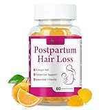 Aromlife Postpartum Hair Loss Gummies for Women Stronger Hair, Postpartum Hair Gummies with Biotin, Folate, Zine, Vitamin E, B6 & B12, 60 Count Vegan Breastfeeding-Friendly Postnatal Vitamins Gummy