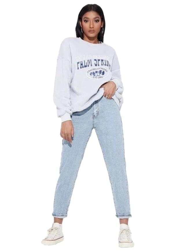 Image of KOTTY Women High Rise Cotton Lycra Ankle Length Slim fit Light Blue Solid Jeans (Light Blue,26)
