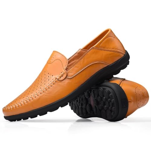 Genuine Leather Air-Flow Loafers4