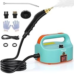 Vaporeta Para Cristales Y Persianas Limpiador a Vapor, Vaporeta Limpieza Hogar Potente de mano 1500 W, Limpiador portátil Multiuso, 3.5 Bares de presión, para Hogar, Cocinas, Alfombras, Cristales, Sofá