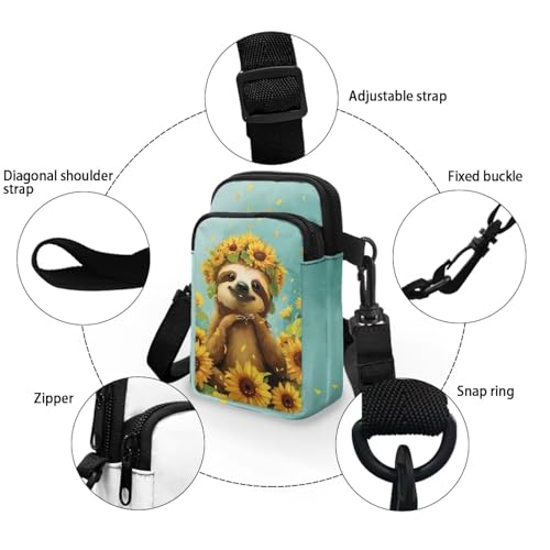 Crossbody Bag Sling Purse Fanny Packs for Women Running Hiking Cycling Travel4