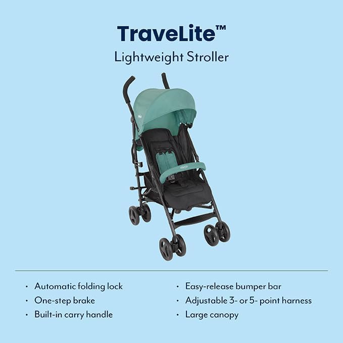 TraveLite Compact Stroller/Pushchair - Suitable from birth to approx. 3 years… thumbnail 2