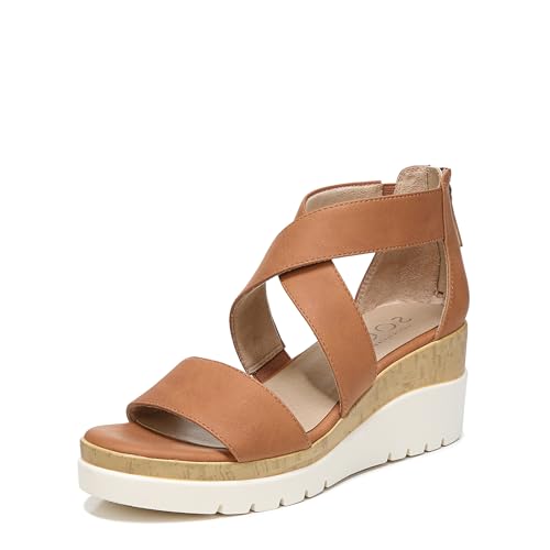 Naturalizer SOUL Women's Goodtimes Wedge Sandal Toffee 9 M