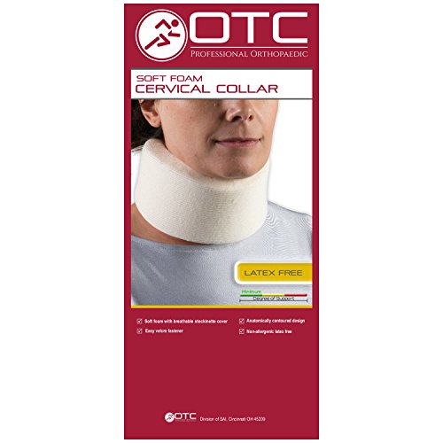 image for OTC Neck Cervical Collar, Soft Contour Foam, Neck Support Brace, Black