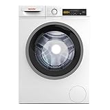 Lavadora 8 kg de carga con una velocidad maxima de centrifugacion de 1200 rpm