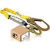 KwikSafety - Charlotte, NC - BOA [2 PACK] External Shock Absorber Single Leg 6ft Safety Lanyard OSHA ANSI Fall Protection Restraint Equipment Snap Rebar Hook Connectors Construction Arborist Roofing