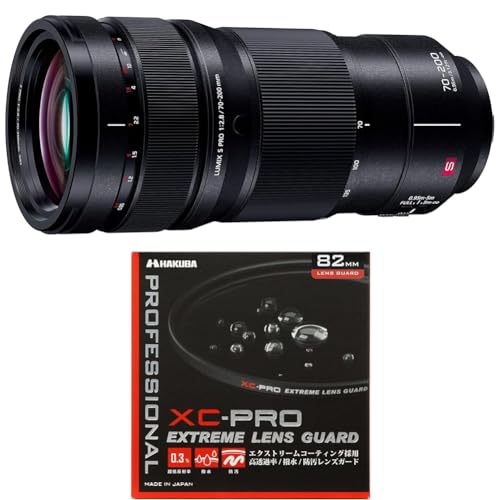 �p�i�\�j�b�N �]���Y�[�������Y �t���T�C�Y�~���[���X��� L�}�E���g�V�X�e���p ���~�b�N�X LUMIX S PRO 70-200mm F2.8 O.I.S. �u���b�N S-E70200 + HAKUBA 82mm �����Y�t�B���^�[ XC-PRO