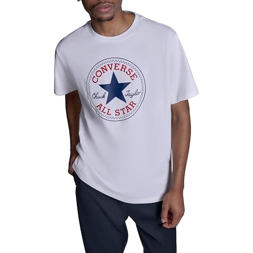 Converse Men's Chuck Patch T-Shirt, White, XL