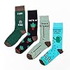 Urban Eccentric Unisex Gardening Shed Socks | 4 Pairs | Cotton Rich Premium Socks | Novelty Gifts #3